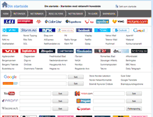 Tablet Screenshot of dinstartside.no